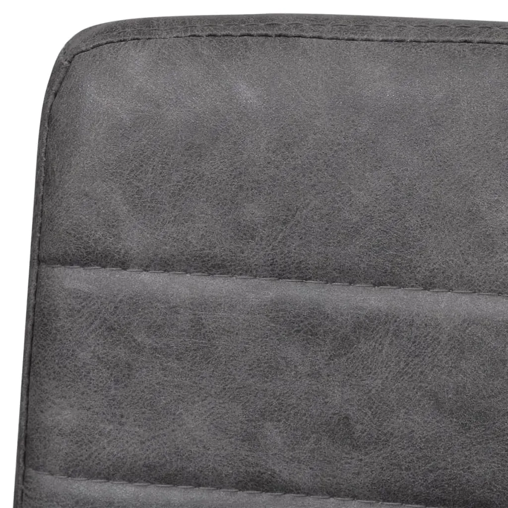 Cantilever Dining Chairs 2 pcs Grey Faux Leather Price