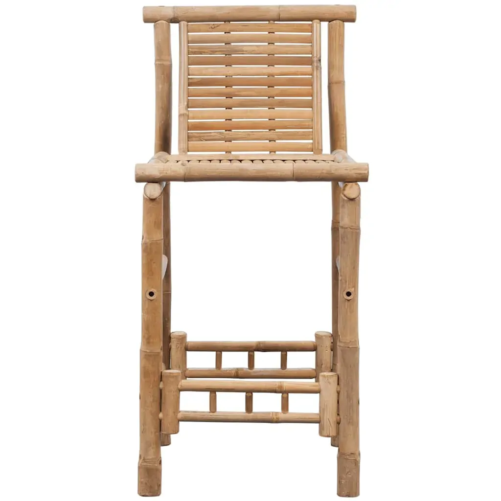 Bar Stools 2 pcs Bamboo Price