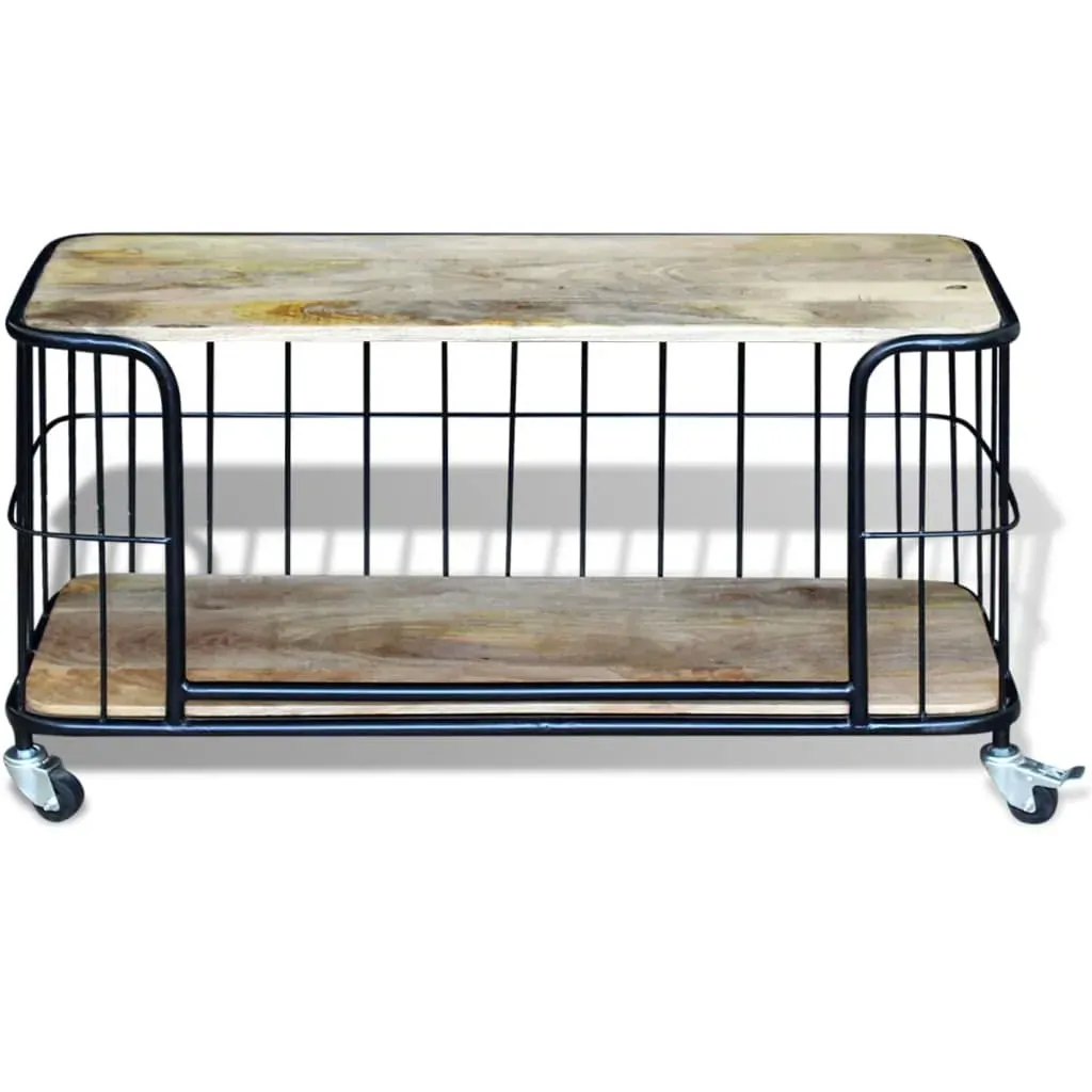 TV Cabinet Solid Mango Wood 100x40x45 cm Price
