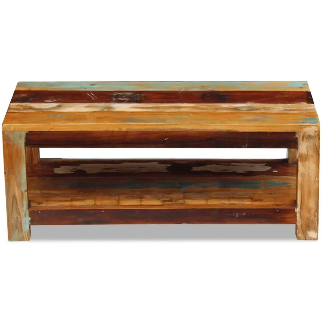 Coffee Table Solid Reclaimed Wood 90x45x35 cm Price