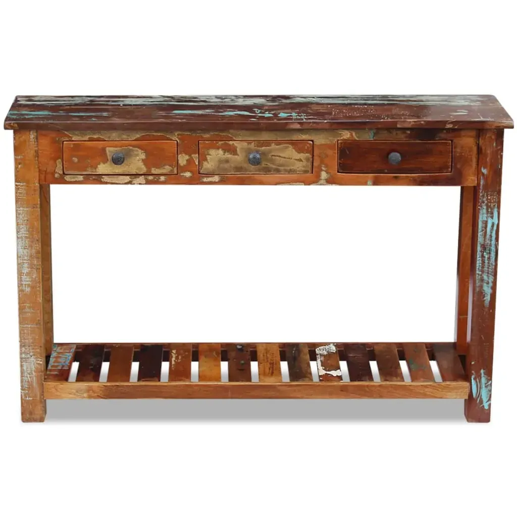 Console Table Solid Reclaimed Wood 120x30x76 cm Price