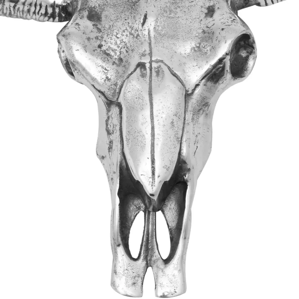 Skull Head Decoration Wall-Mounted Aluminium Silver Price