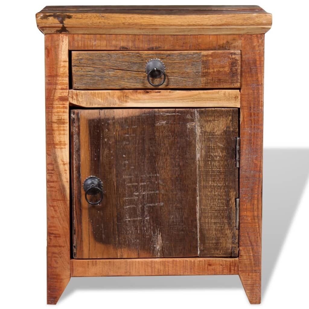 Nightstand Solid Acacia Reclaimed Wood Price