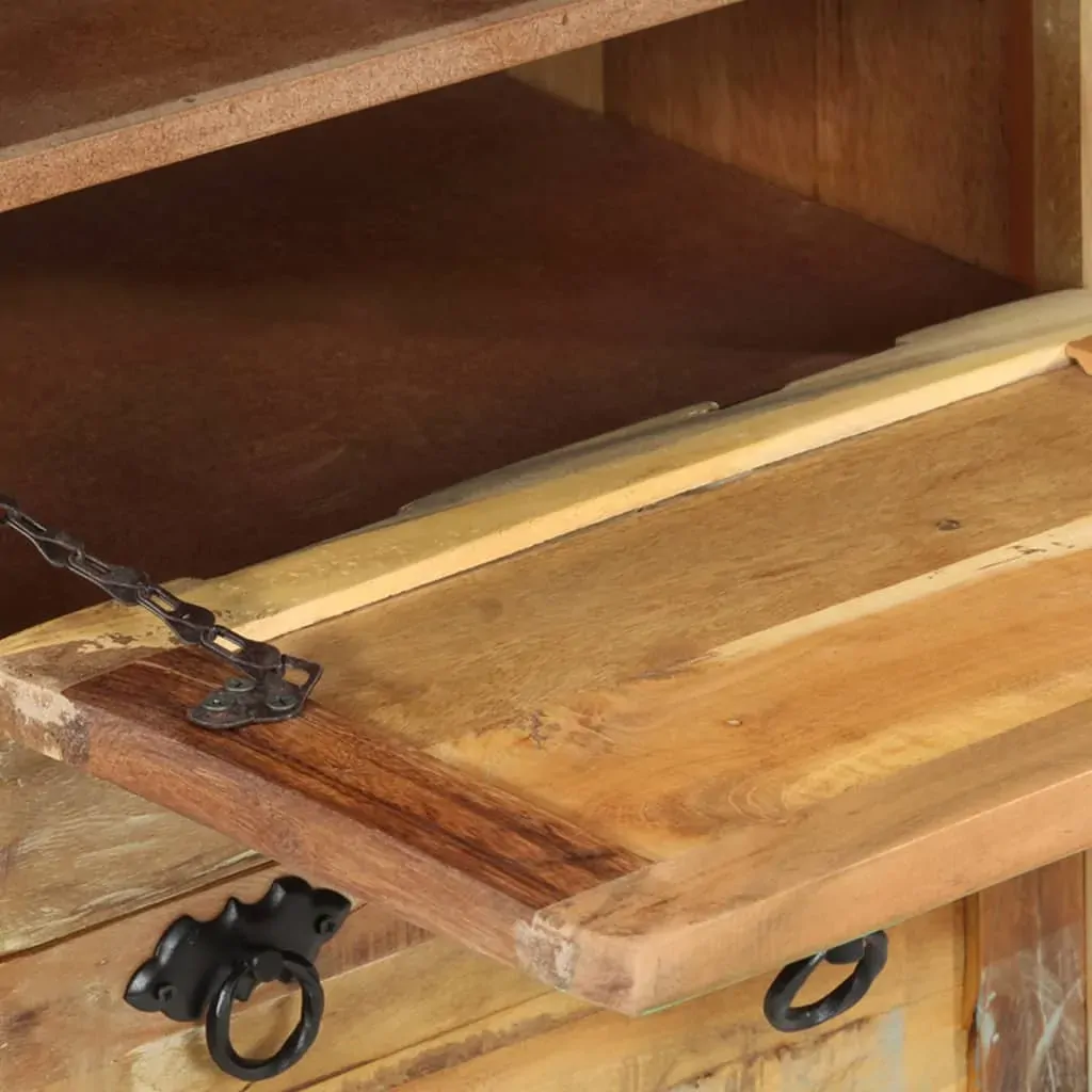 4-Layer Shoe Cabinet with Drawer Solid Reclaimed Wood Price