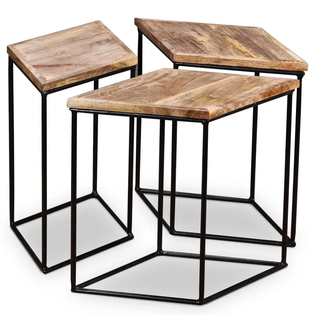 Coffee Table Solid Mango Wood 56x48x40 cm Price