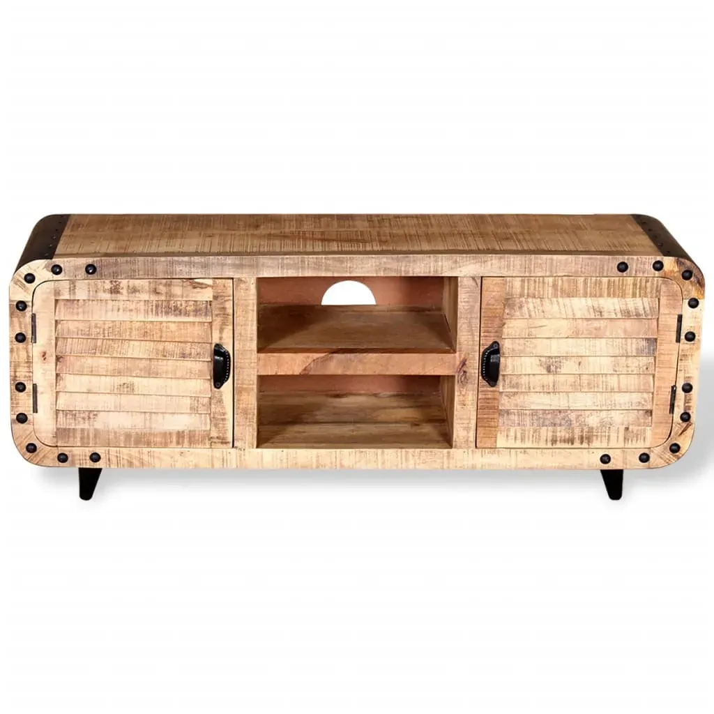 TV Cabinet Rough Mango Wood 120x30x50 cm Price