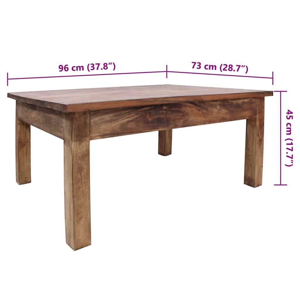 Coffee Table Solid Mahogany Wood 98x73x45 cm Price