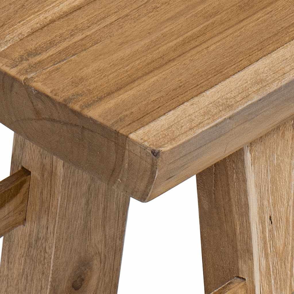 Bench Mixed Recycled Wood and Solid Teak 100x28x43 cm Price