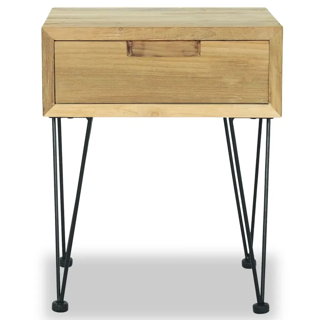 Bedside Cabinet 40x30x50 cm Solid Teak Price