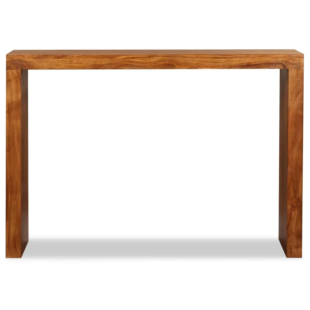 Console Table Solid Wood with Honey Finish 110x40x76 cm Price