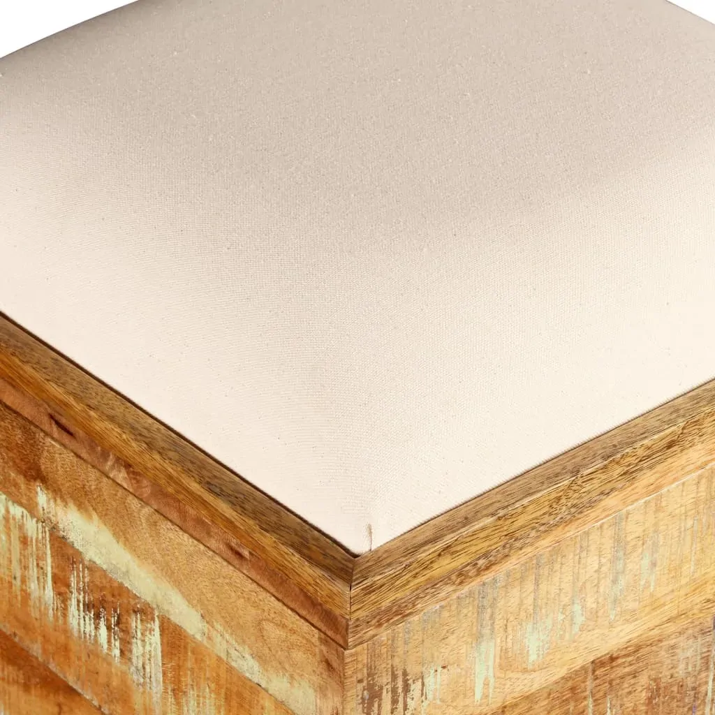 Storage Bench Solid Reclaimed Wood 40x40x45 cm Price