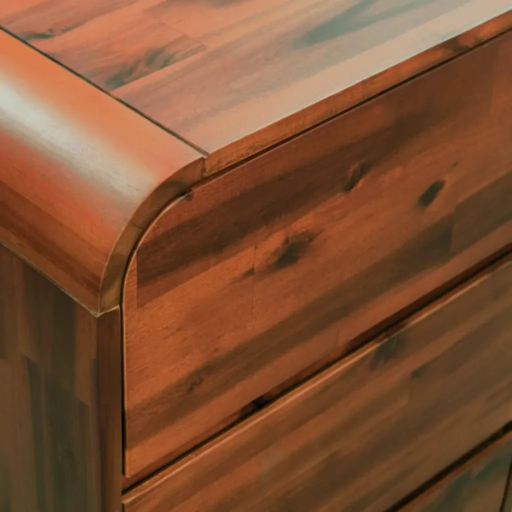 Chest of Drawers Solid Acacia Wood 90x37x75 cm Price