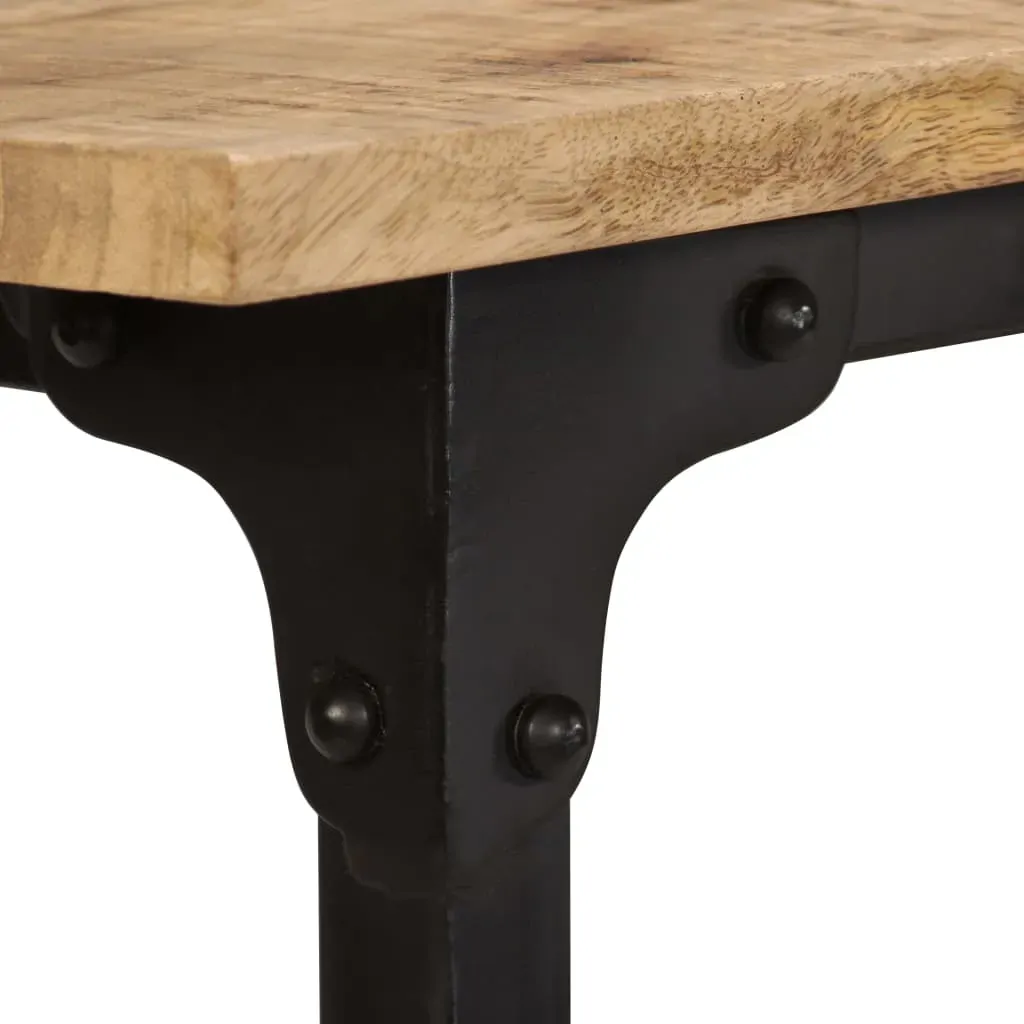 Desk with Folding Stool Solid Mango Wood 115x50x76 cm Price