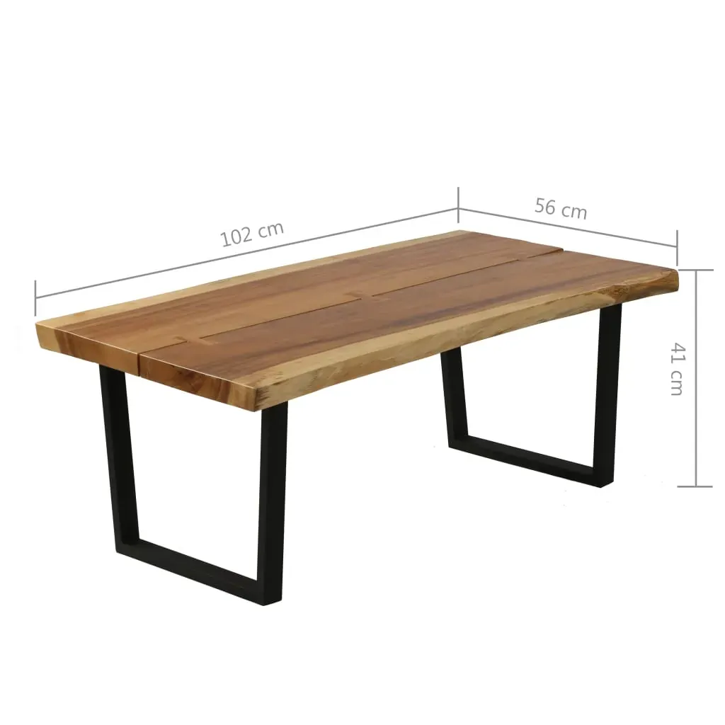 Coffee Table Solid Suar Wood 102x56x41 cm Price