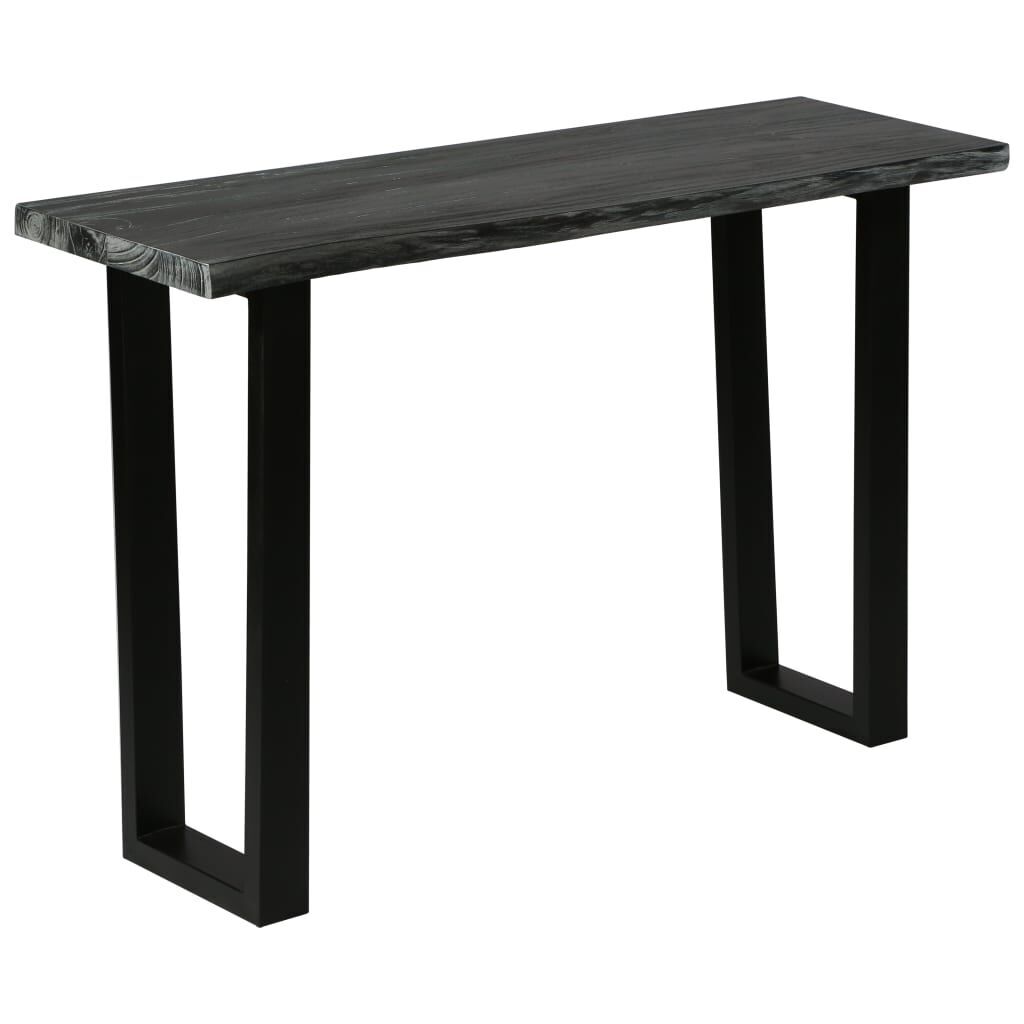 Console Table Solid Mindi Wood 110x35x75 cm Grey Price
