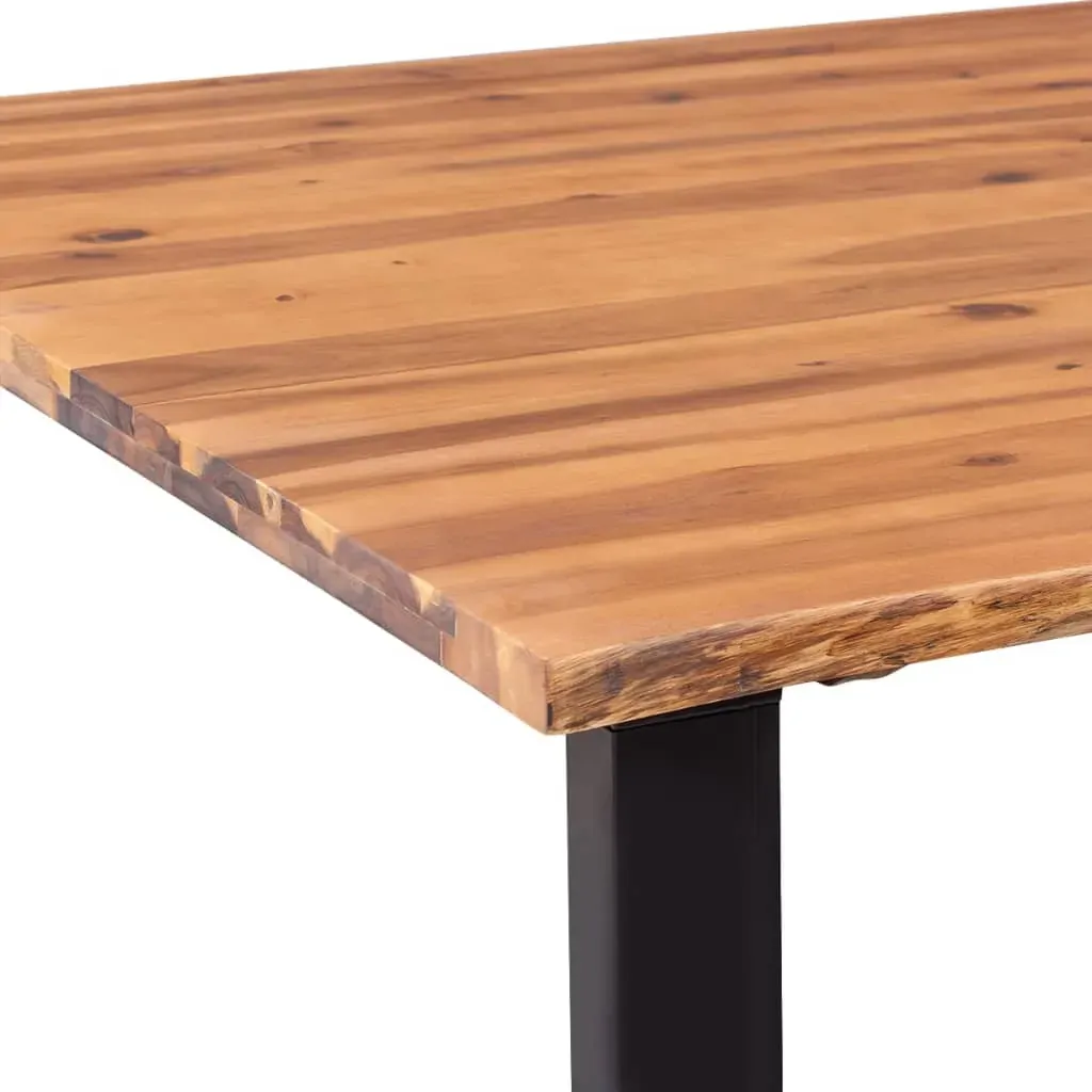 Dining Table Solid Acacia Wood 200x90x75 cm Price