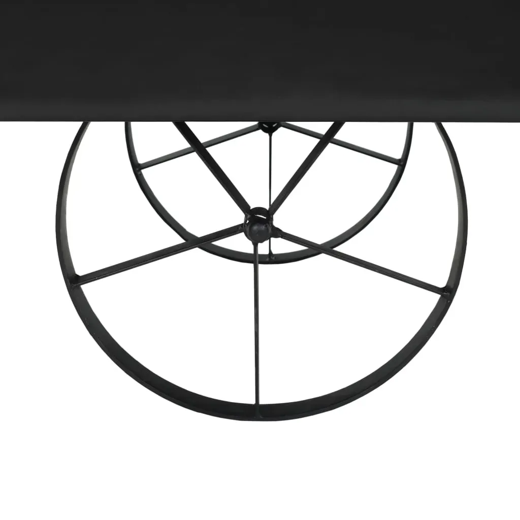 Coffee Table MDF and Fir Wood 110x55x43 cm Price