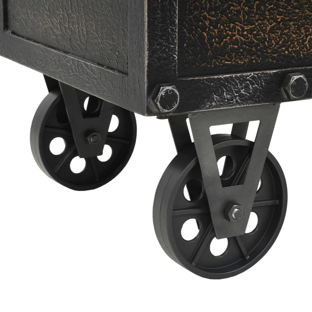Storage Bench 80.5x41x50 cm Solid Wood and Artificial Leather Price