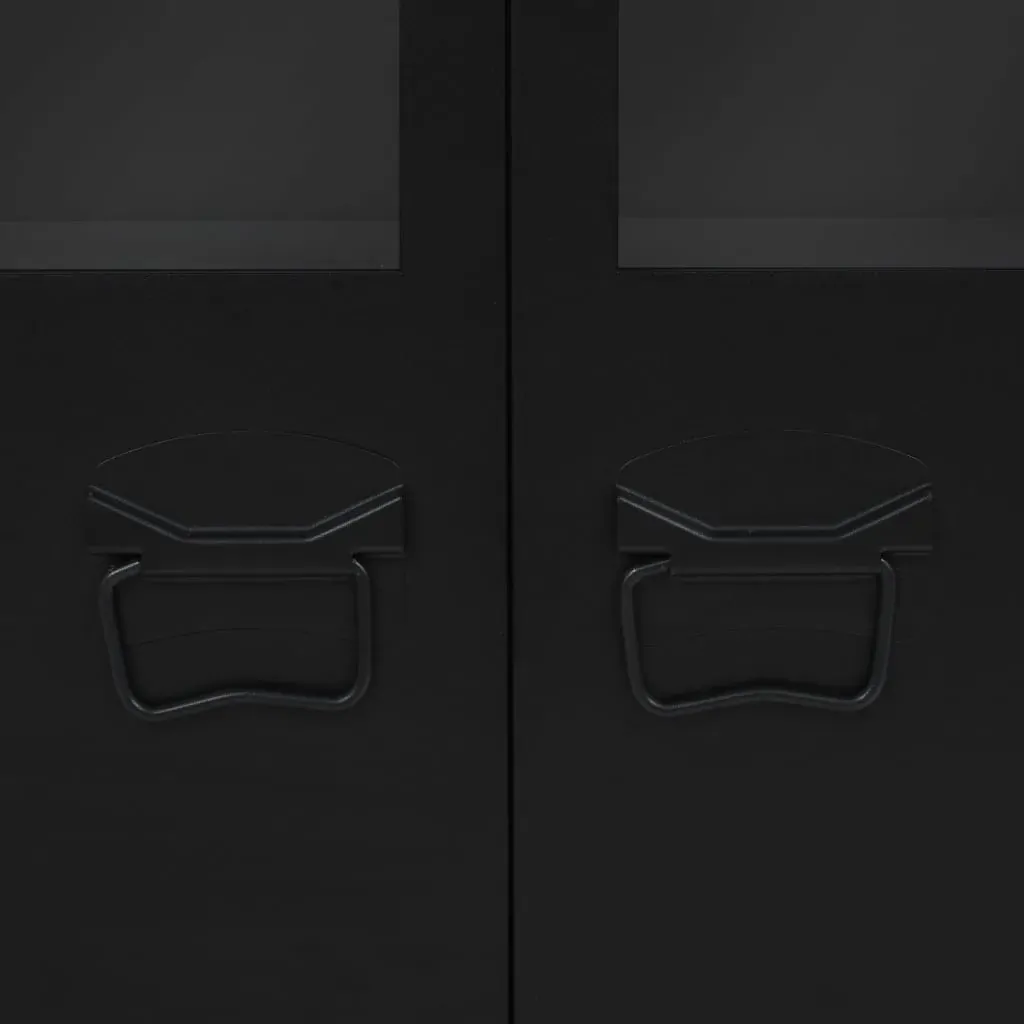 Sideboard Metal Industrial Style 120x35x70 cm Black Price