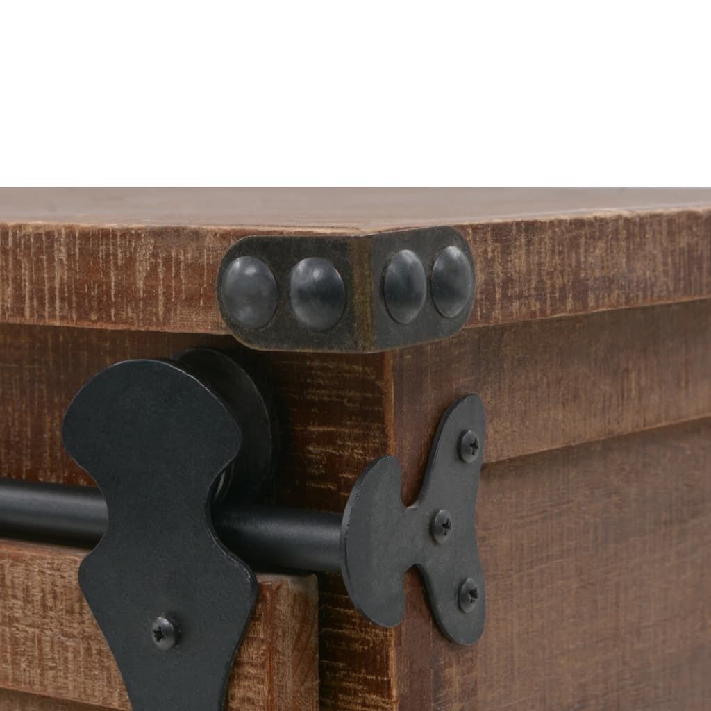 Storage Cabinet Solid Fir Wood 64x33.5x75 cm Brown Price