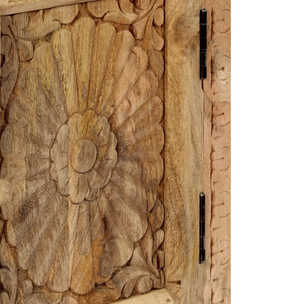 Bedside Table Solid Mango Wood 40x30x50 cm Price