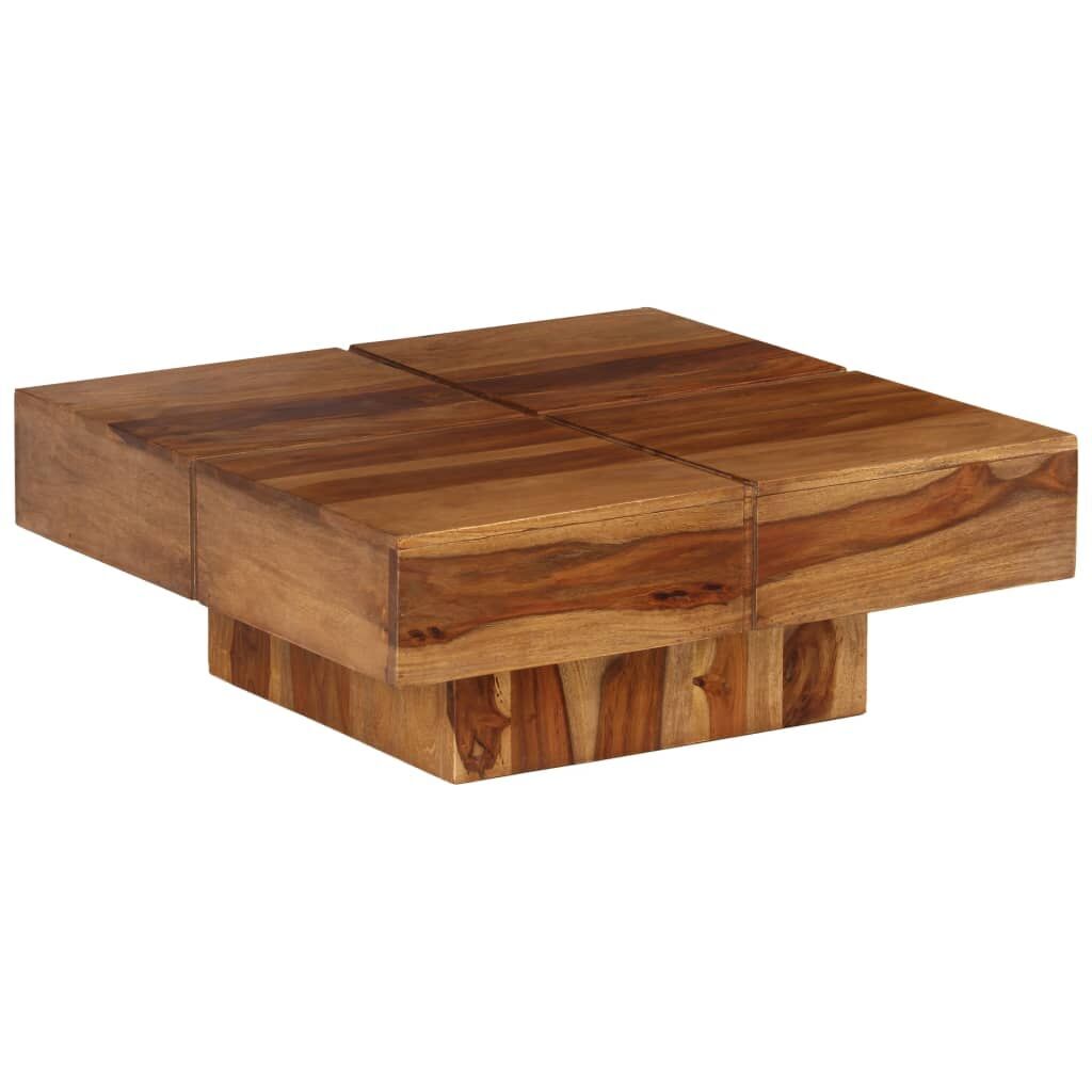Coffee Table 80x80x30 cm Solid Wood Acacia Price