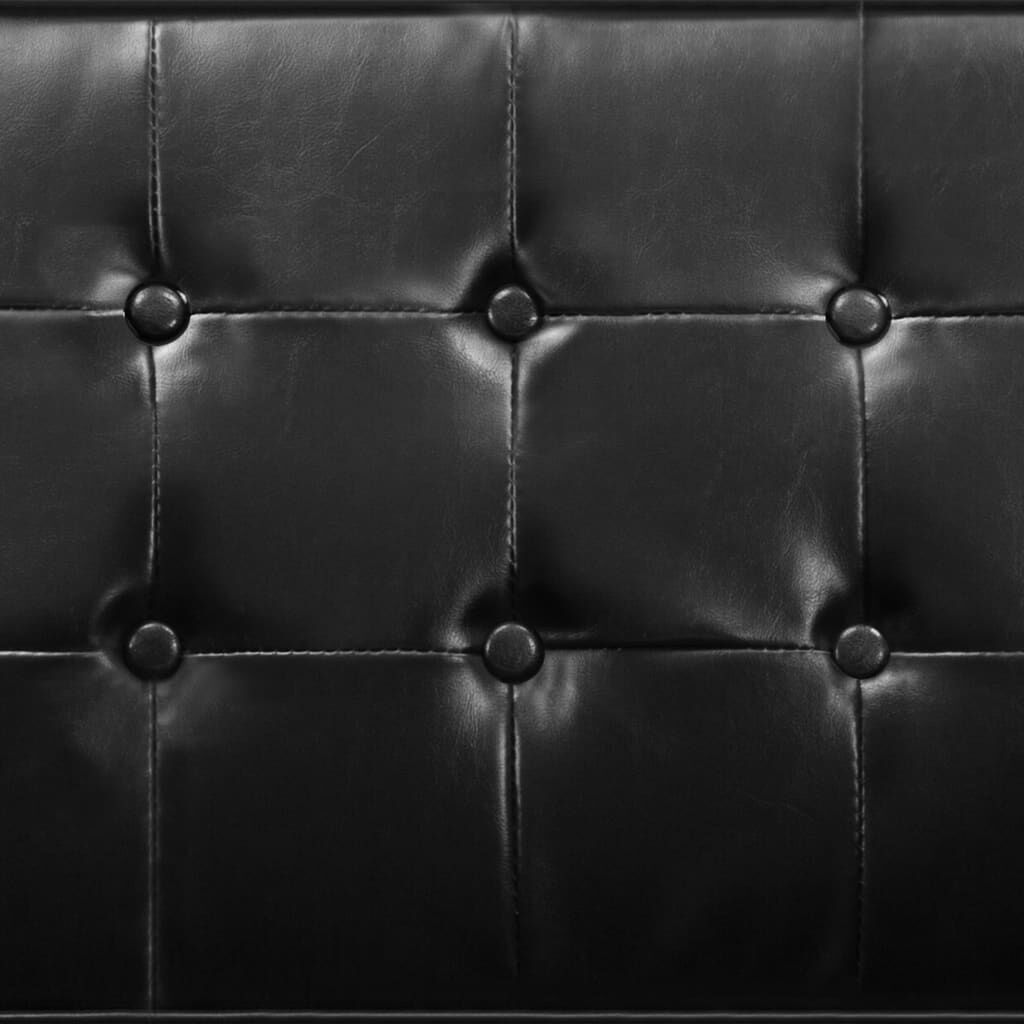 Armchair Black Faux Leather Price