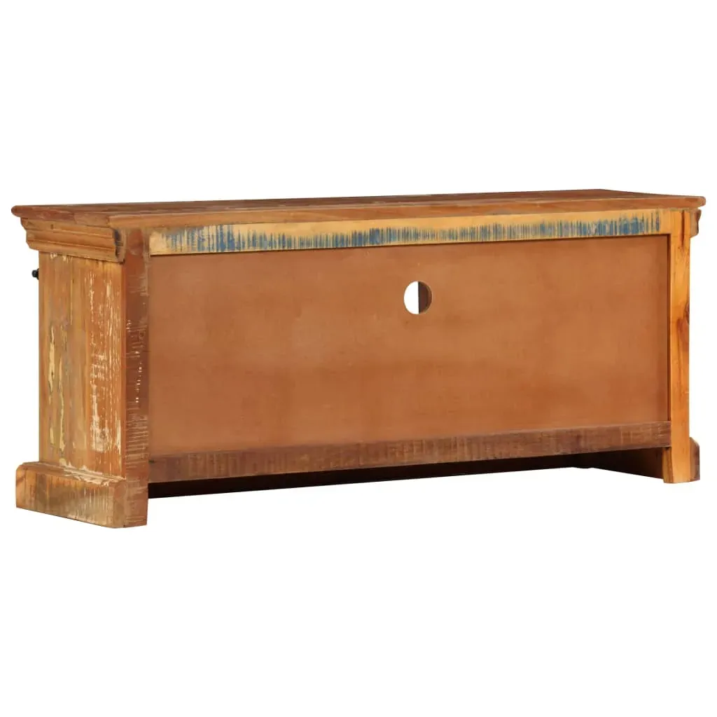 TV Cabinet 110x30x45 cm Solid Reclaimed Wood Price