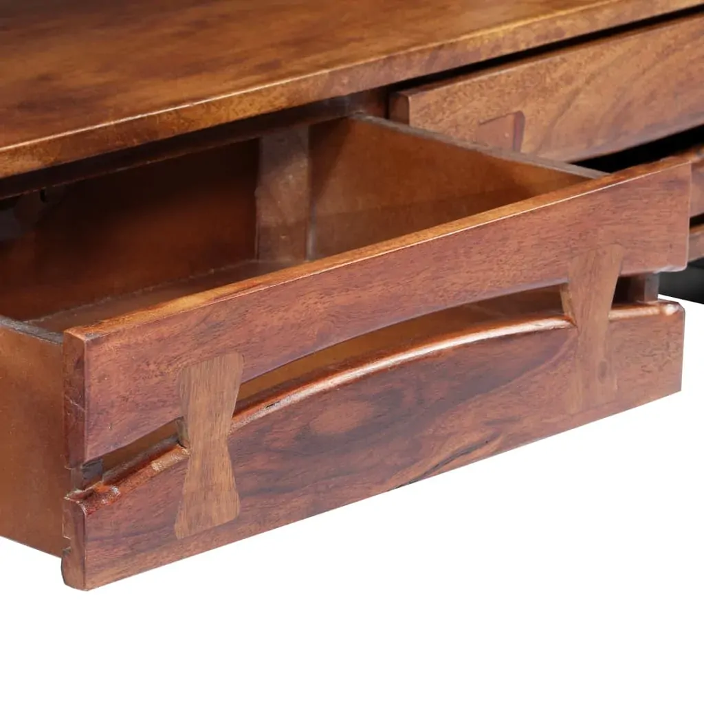 TV Cabinet 140x30x45 cm Solid Acacia Wood Price