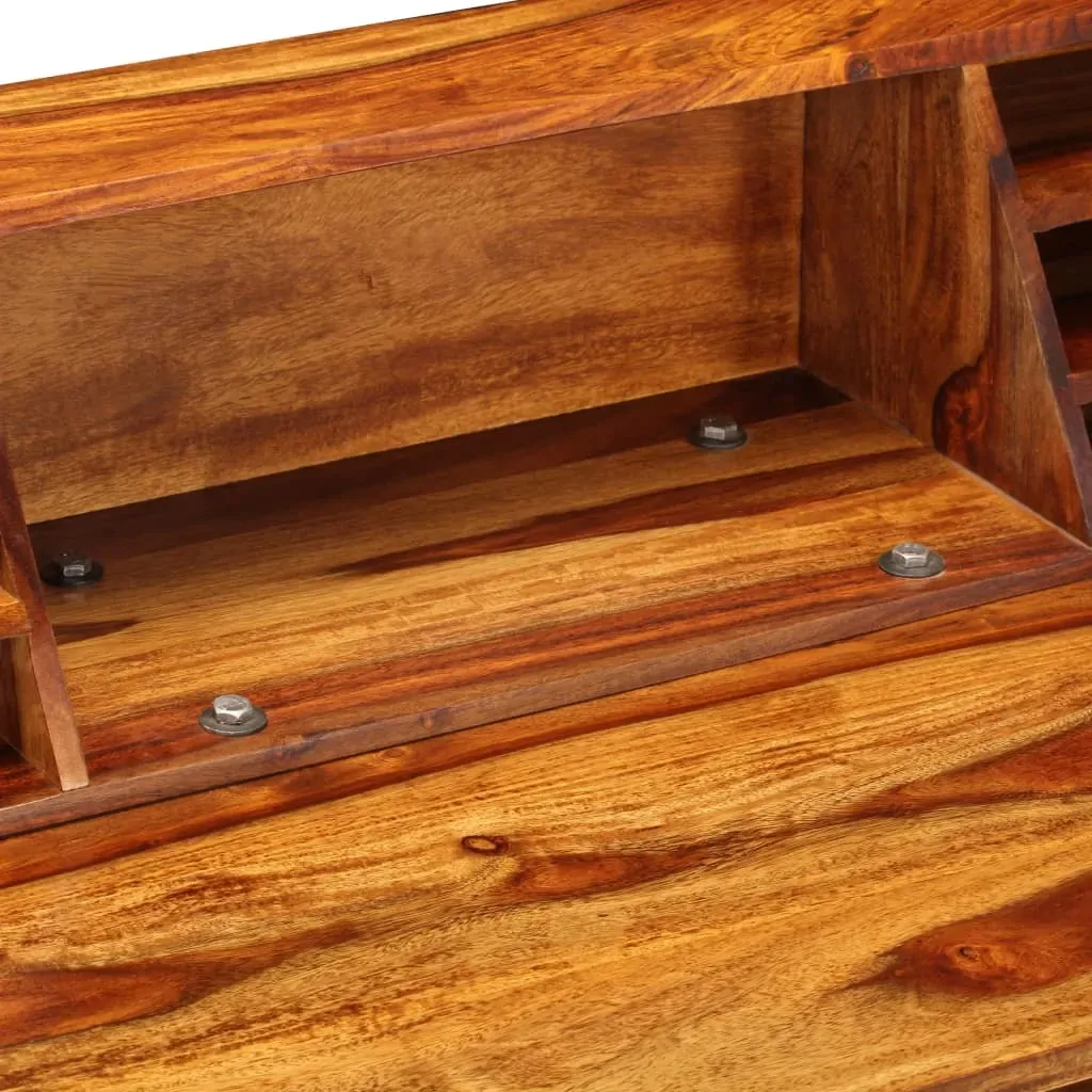 Desk 110x50x94 cm Solid Acacia Wood and Steel Price