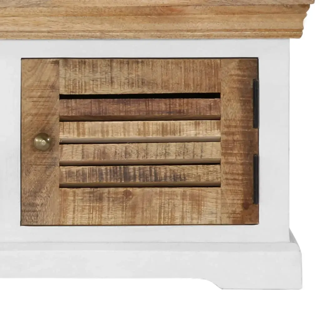 TV Cabinet 118x30x40 cm Solid Mango Wood Price