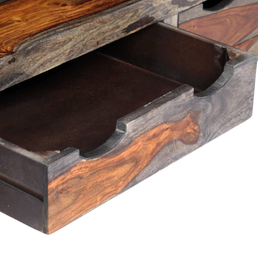 Coffee Table Grey 100x50x40 cm Solid Sheesham Wood Price