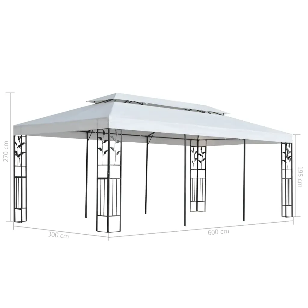 Gazebo 3x6 m White Price