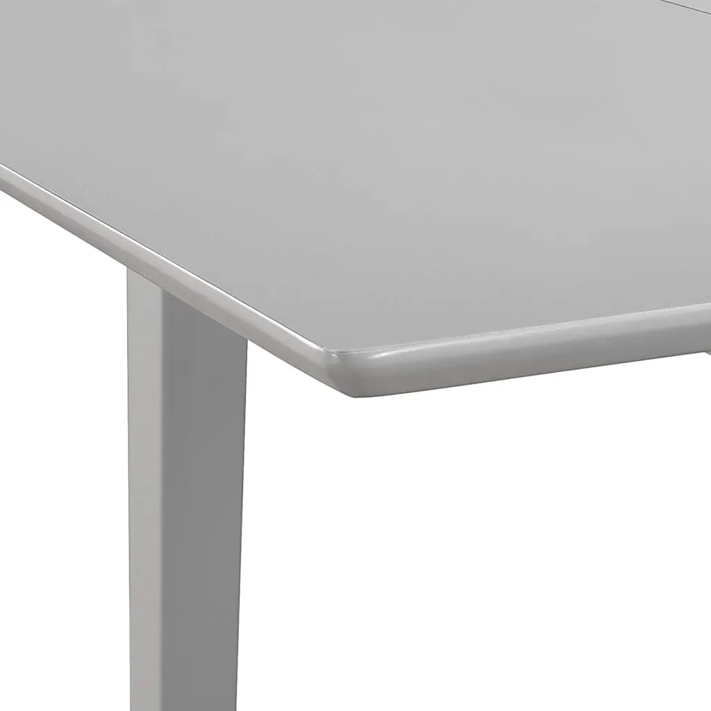 5 Piece Dining Set MDF Grey Price