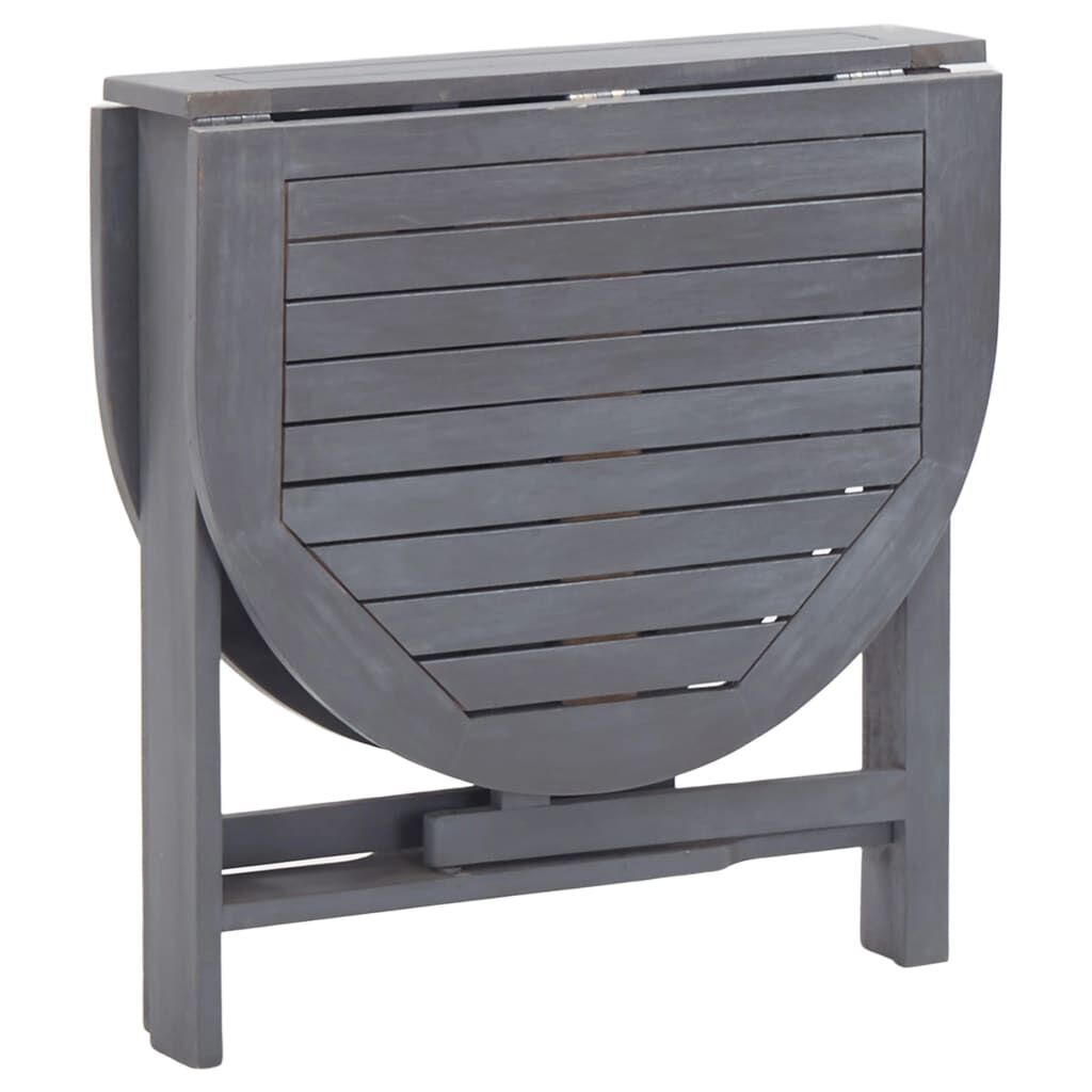 5 Piece Garden Dining Set Solid Wood Acacia Grey Price