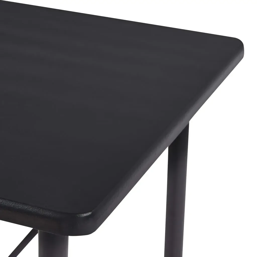 5 Piece Bar Set Plastic Black Price