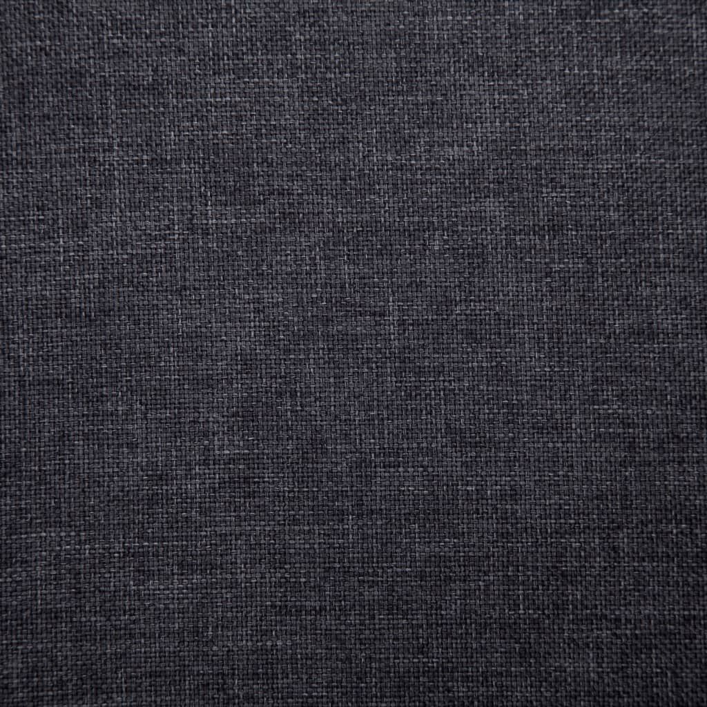 Bench 139.5 cm Dark Grey Polyester Price