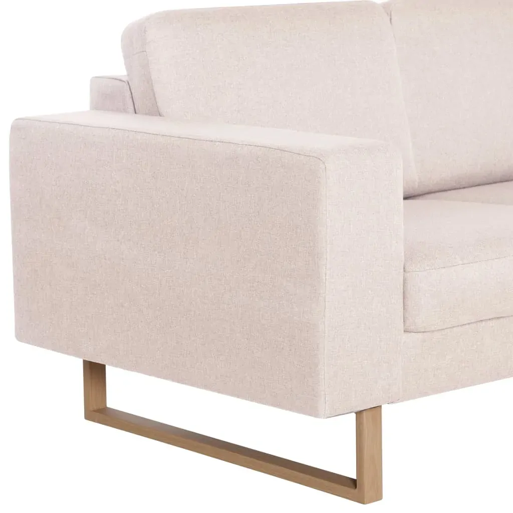2-Seater Sofa Fabric Cream Price