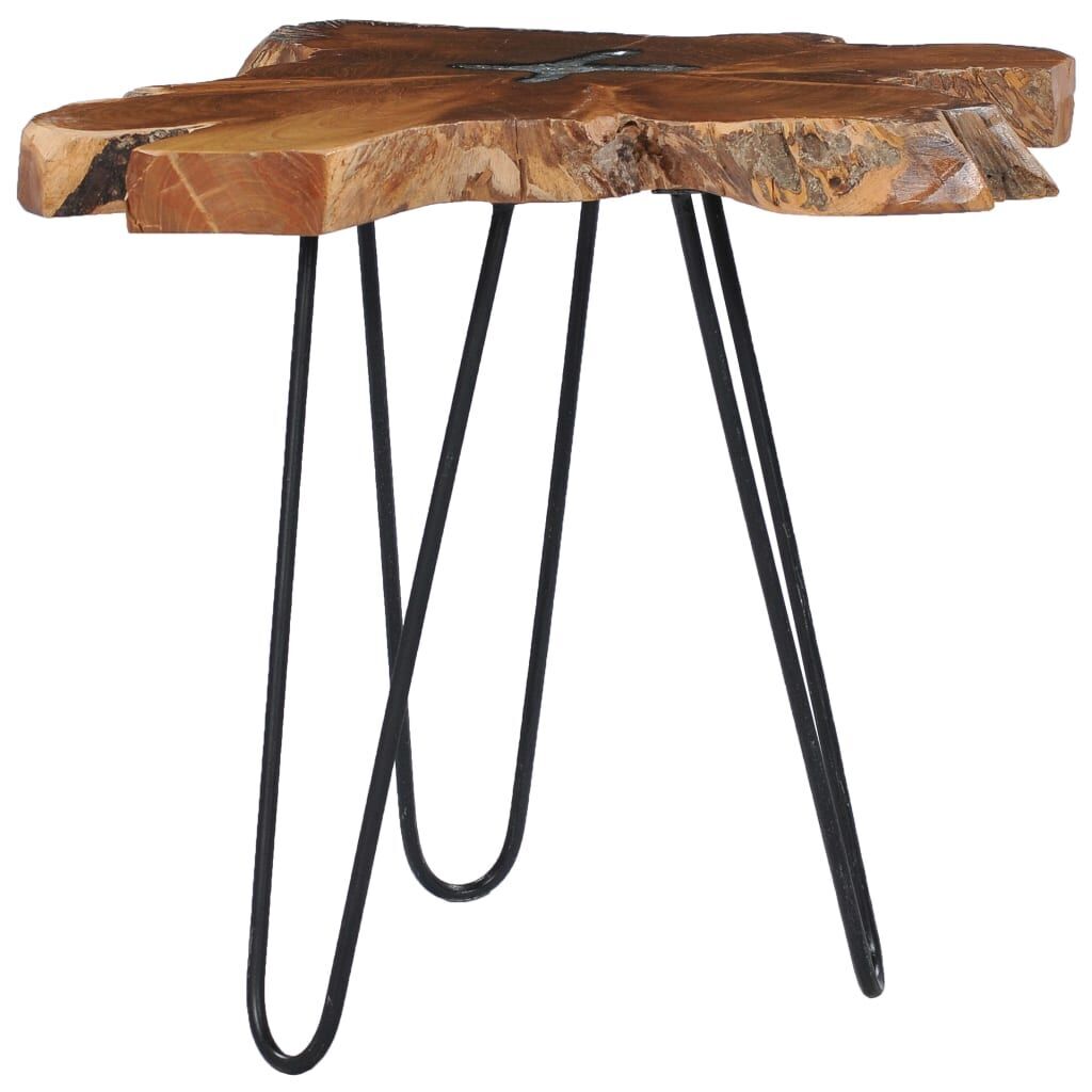 Coffee Table 70x45 cm Solid Teak Wood and Polyresin Price