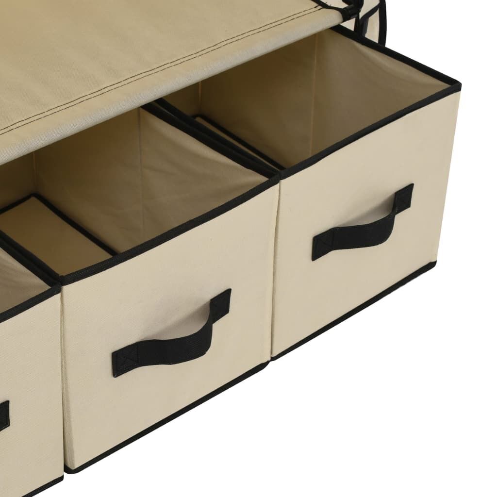 Wardrobe Cream 87x49x159 cm Fabric Price