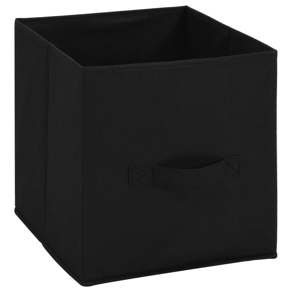 Storage Cabinet with 4 Fabric Baskets Black 63x30x71 cm Steel Price