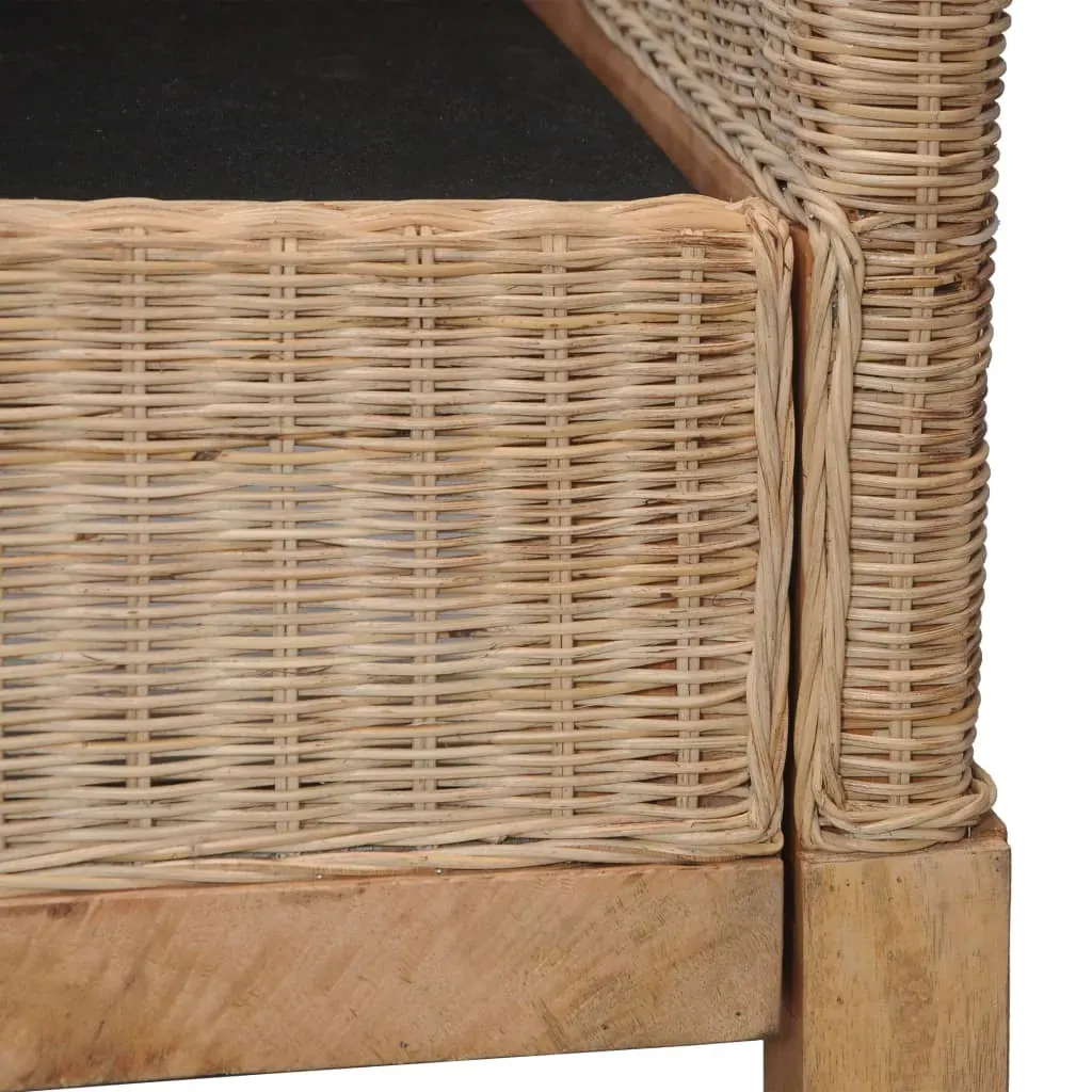 Armchair with Cushions Natural Rattan Price
