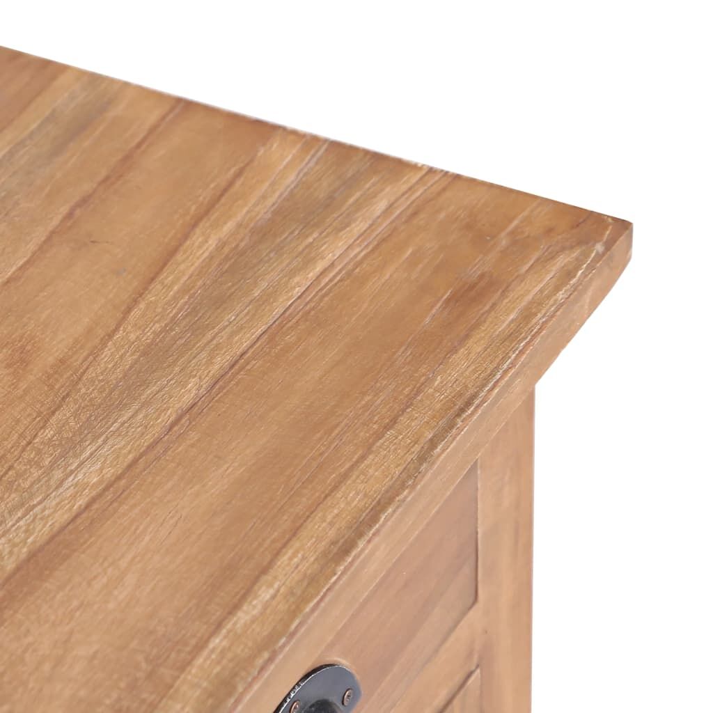Side Cabinet 65x30x75 cm Solid Teak Price