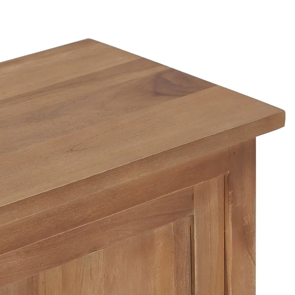 TV Cabinet 90x30x35 cm Solid Teak Wood Price