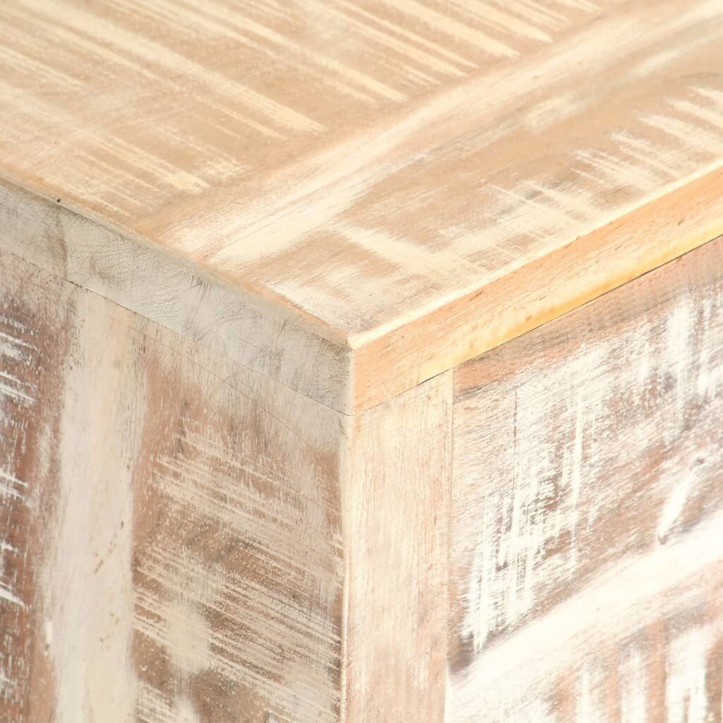 Sideboard White 73x30x75 cm Solid Acacia Wood Price