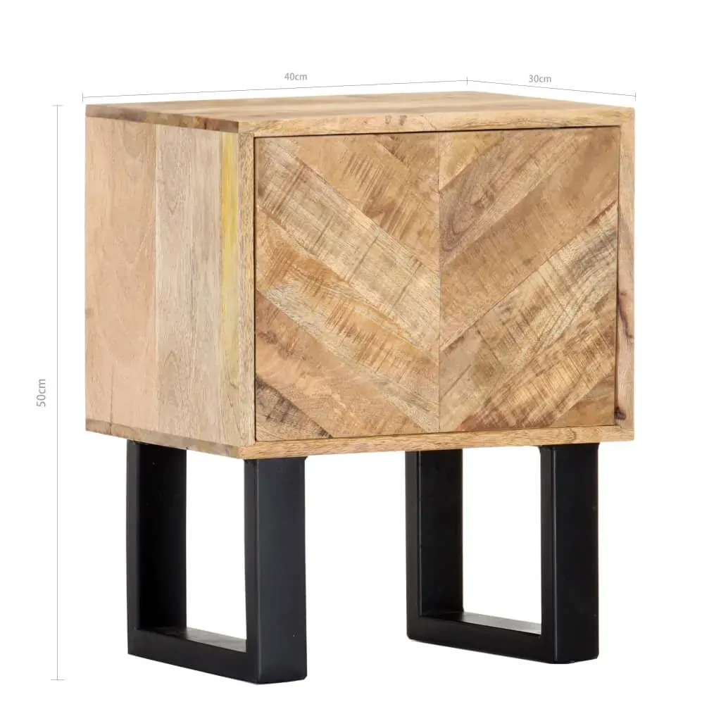 Bedside Cabinet 40x30x50 cm Solid Mango Wood Price