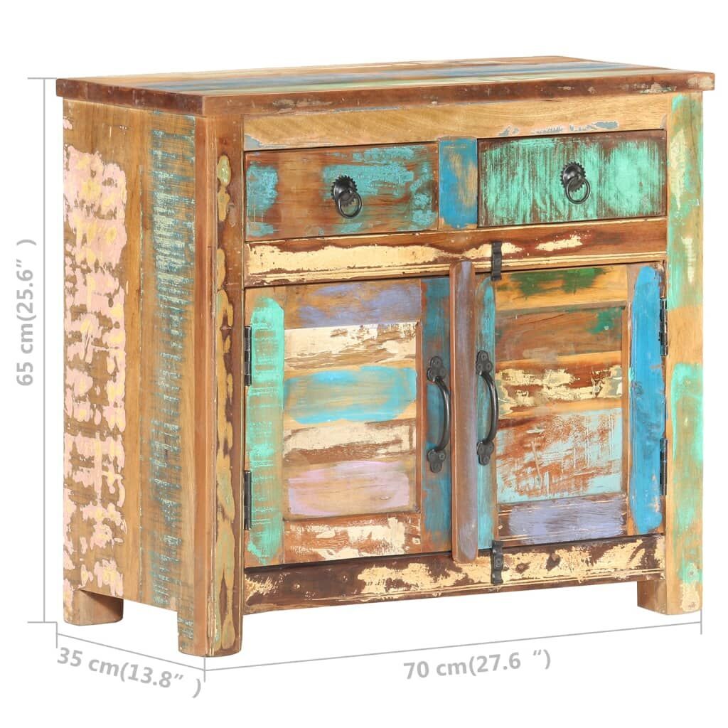 Sideboard 70x35x65 cm Solid Reclaimed Wood Price