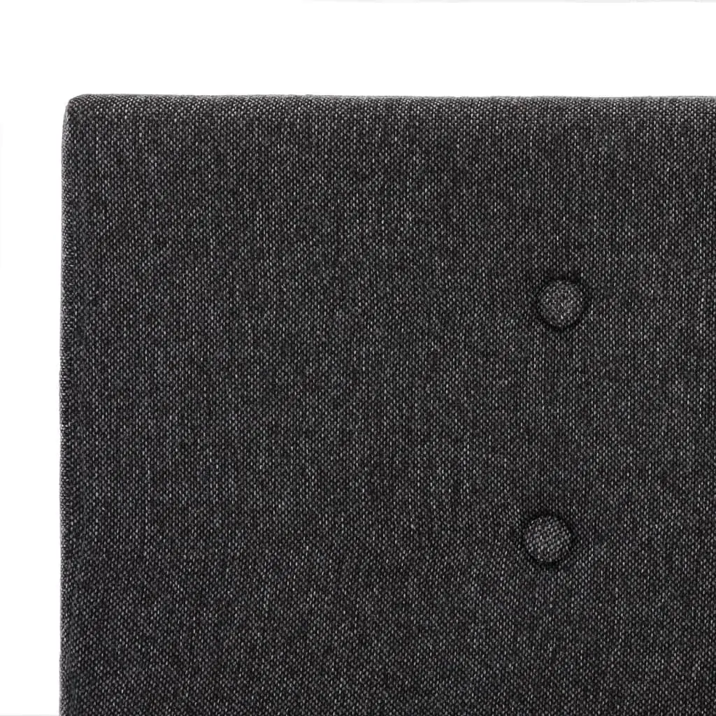 Bed Frame without Mattress Grey Fabric 183x203 cm King Price