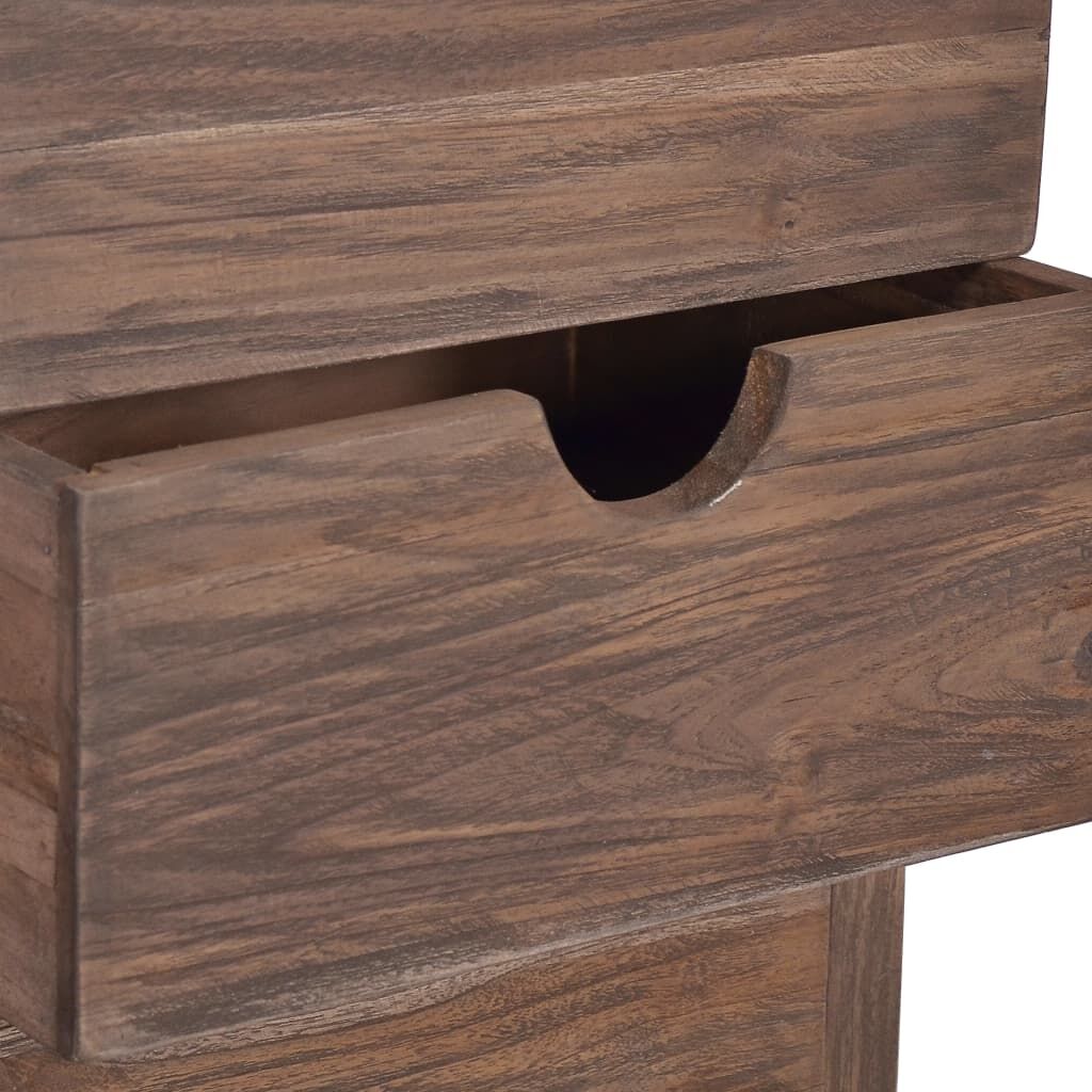 Sideboard with 5 Drawers 40x30x100 cm Solid Teak Wood Price