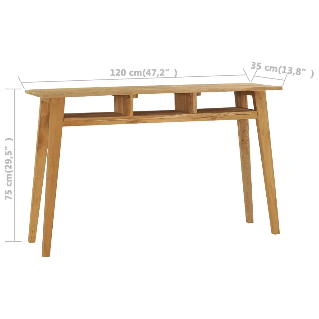 Console Table 120x35x75 cm Solid Teak Wood Price